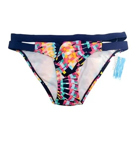 NWT Cleanwater Multicolor Graphic Printed Bikini Bottom Size S - Picture 1 of 4