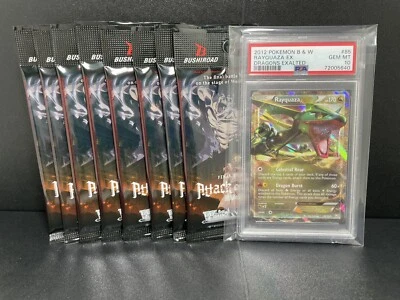 2012 Pokemon Rayquaza EX Dragons Exalted 85/124 GEM MT PSA 10 + AOT Weiss - Image 1 of 2