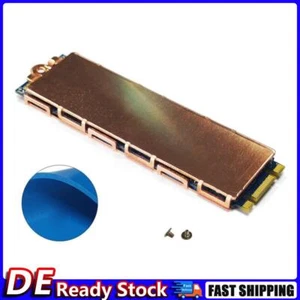 Copper M.2 SSD Heat Sink Cooler with Thermal Silicone Pad for Laptop (2 Sides) D - Afbeelding 1 van 8