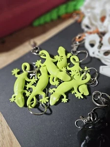 3D Printed Gecko Keychains - Picture 1 of 3