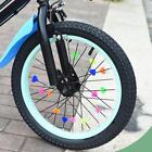 36pcs coloré forme d'étoile plastique vélo a parlé perles roue ligne perles Y6G4