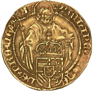 Belgium - 1482 Flanders Philip the Fair  - Bruges Mint - Florin - NGC AU53 NICE! - Picture 1 of 4