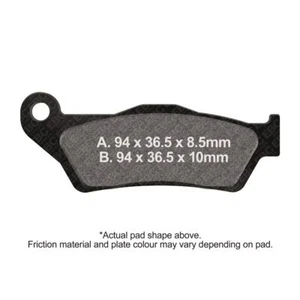 EBC HH Brake Pad Rear Right BMW R1200 RT K26 OEM Disc has Fixed Bobbins 2007-09 - Picture 1 of 3