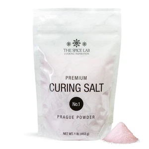 The Spice Lab Curing Salt #1 (1 Lb Bag) - Pink Prague Powder with 6.25% Sodium - Picture 1 of 12
