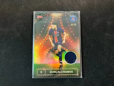 2024-25 Topps PSG Team Set Parisian Performers Relic #PR-GR Gonçalo Ramos 66/99 - Image 1 of 2