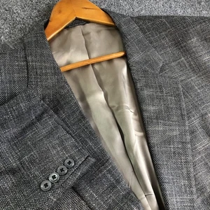 Jack Victor Sport Coat Jacket Mens 60R Gray Bamboo Viscose Italy Dress Blazer - Picture 1 of 12
