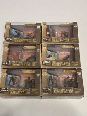 6 FORCES OF VALOR SOLDIERS OF STEEL 101 AIRBORNE 327 GLIDER LOT - Image 1 of 4
