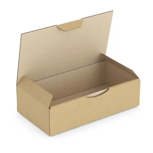 Scatola per Spedizioni con Coperchio Avana 18 x 10 x 5 cm | Pacco da 5 Scatoline - Picture 1 of 3