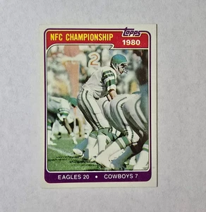 (ITEM D291) 1980 NFC CHAMPIONSHIP - 1981 TOPPS #492 - Picture 1 of 2