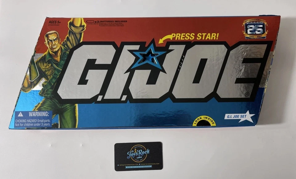 GI JOE 25th Anniversary 5 Pack JOE SET Hasbro Action Figure Toy 2007