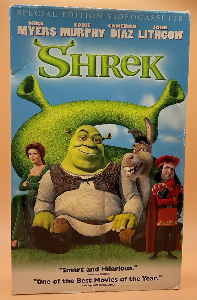 Shrek VHS 2001 Special Edition Big Box Acceptable Condition **Buy 2 Get 1 Free** - Image 1 of 3