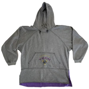 Ocean Pacific Tech Vintage Hoodie Made in USA XL Gray Purple 90s - Imagen 1 de 8