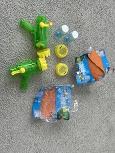 Bubble Fun Seifenblasenpistole mit Kurbel, handbetrieben, 2 Stück im SEt - Bild 1 von 2