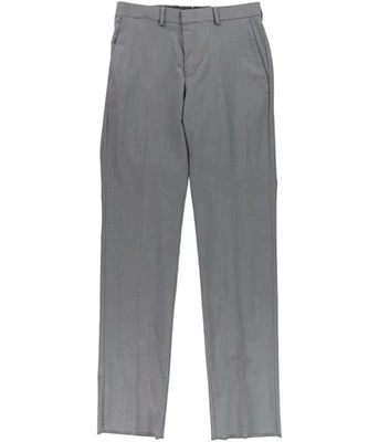 Pantalones de vestir DKNY para hombre jaspeados pantalones, grises, 29W x 35L Foto 1 de 2