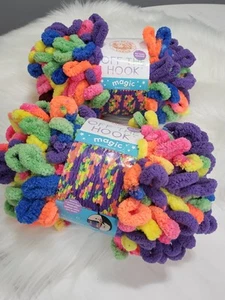 NEW Lion Brand Off The Hook-Magic Yarn (Peace Sign) Lot 2 - Picture 1 of 6