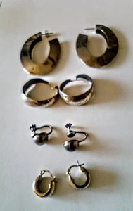 Vintage Sterling Silber Ohrringe Konvolut - Bild 1 von 10