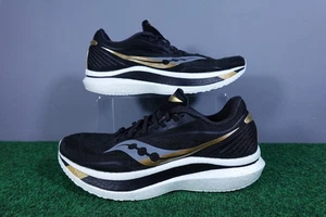 Saucony Endorphin Speed Running Shoes Mens Size 11 Trainer Black Gold S20597-40 - Picture 1 of 9