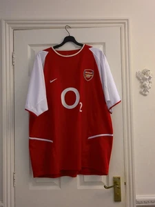ORIGINAL ARSENAL FOOTBALL SHIRT 2002-03 - HOME NIKE XL - Picture 1 of 4
