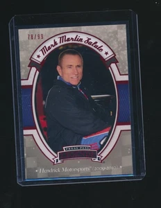 MARK MARTIN SALUTE 2013 PRESS PASS LEGENDS RED PARALLEL 78/99 #53 - Picture 1 of 2