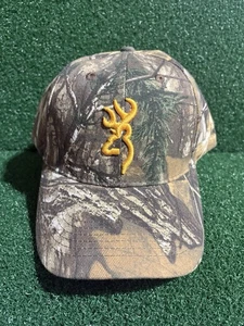 Camo Browning Embroidered Deer Hunting Cap Adjustable Hat New - Bild 1 von 5