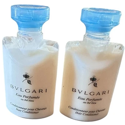 Juego de 2 botellas acondicionador de cabello Bvlgari tamaño viaje 1,3 oz Foto 1 de 2