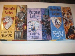 Exile's Honor,...Valor,Take A Thief HC w/DJ lot Valdemar set Mercedes Lackey - Picture 1 of 2