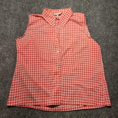 VTG 70’s 80’s 90’s Women’s Tank Top Tunic Checkered Retro JC PENNY Grandmacore - Image 1 of 4