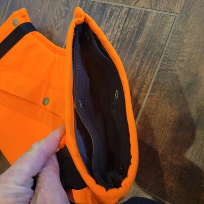 Hand Muff. Blaze Orange. Removable Liner For Easy Cleaning. - Image 1 of 3