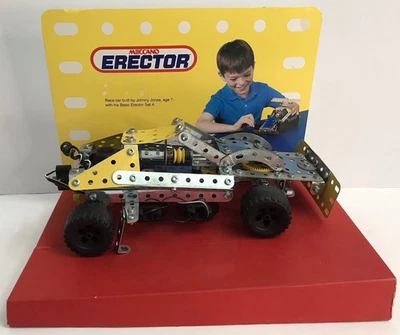 Vintage MECCANO Erector Retailer Original Race-Car Store Display *Working* - Image 1 of 4