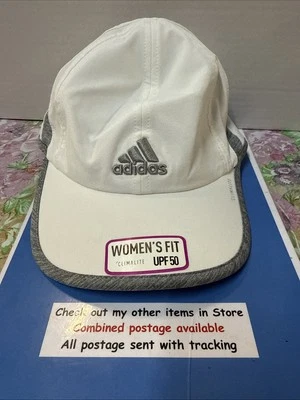Adidas Women's Fit Superlite Climalite Cap Hat (White) NWT - Image 1 of 4