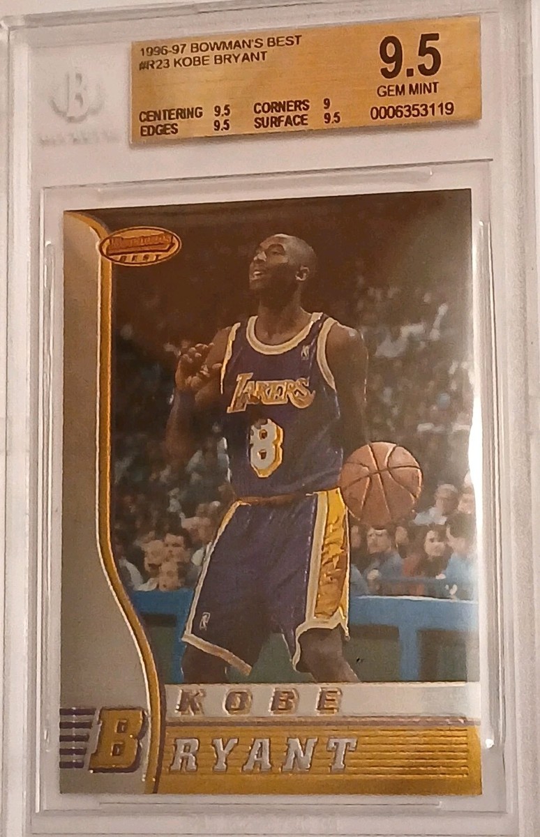 Bowman Kobe Bryant 9.5 Graded Rookie Basketball Trading