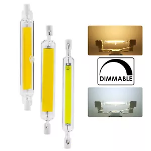 78mm 118mm Dimmable R7s LED COB Bulb Ceramic Glass Tube Light 6W 12W J Type CA - Picture 1 of 17