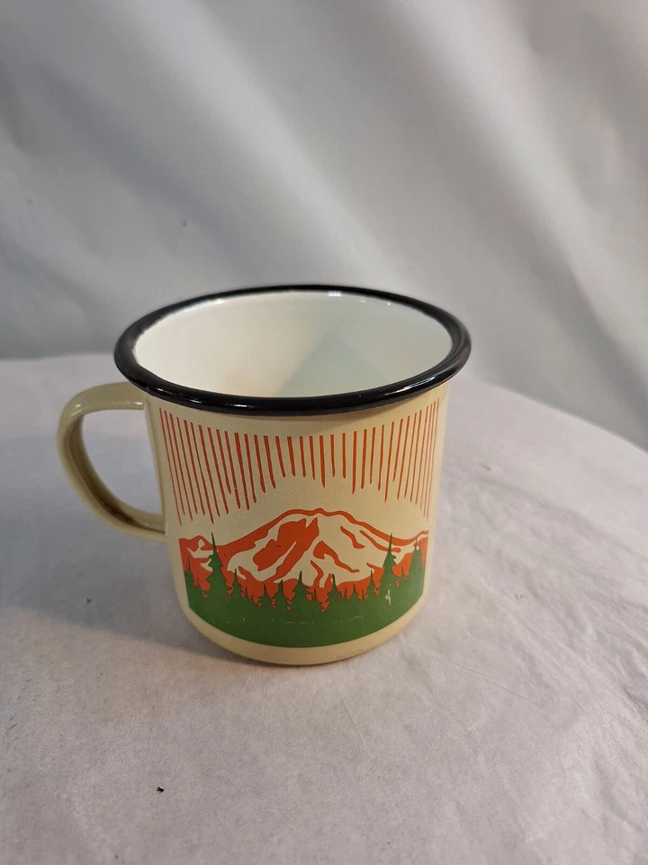 Ozark Trail Outdoor Forest /mountain Equipment 17oz Tin Coffee Mug - Image 1 of 4