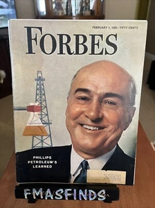 C4 1965 PHILLIPS PETROLEUM LEARNED February 1 FORBES Magazine - Picture 1 of 3