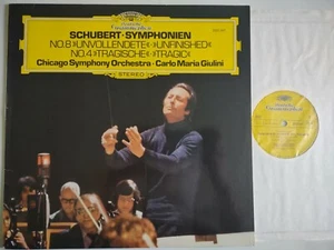 GIULINI CONDUCTS SCHUBERT SYMPHONY NOs 4 & 8 CHICAGO SO DG 2531 047 - Picture 1 of 4