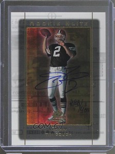 2000 SP Authentic Buyback /400 Tim Couch (1999 Rookie Blitz) #RB2 Auto