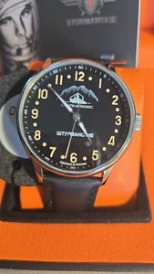Men's Pilots Chronograph Watch Sturmanskie Russian New With Box - Picture 1 of 14