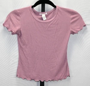 Full Tilt Short Sleeve Purple Top Pullover Size S by measurements - Picture 1 of 3