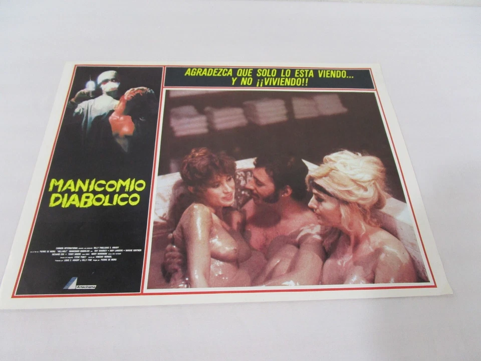 1985 Hellhole / Manicomio Diabolico Mexican Movie Lobby Card / Poster 16 X 12 - Image 1 of 1