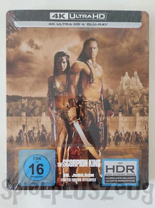 The Scorpion King 4K Ultra HD Blu-Ray Limited Steelbook NEU - Picture 1 of 2