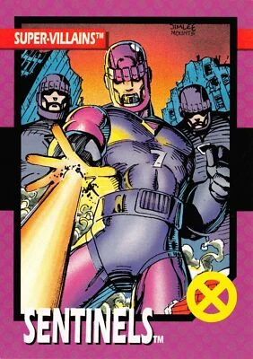 SENTINELS / X-Men Series 1 (Impel 1992) BASE Trading Card #47 - Image 1 of 2