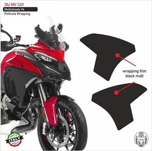 2 Pellicole Nere per wrapping Fianchetti Laterali MULTISTRADA V4 V4s C4Y - Foto 1 di 3