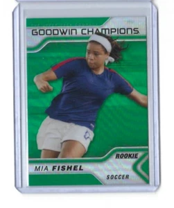 2023 Upper Deck Goodwin Champions Mia Fishel Rainbow Green Rookie RC SP P10 - Imagen 1 de 1