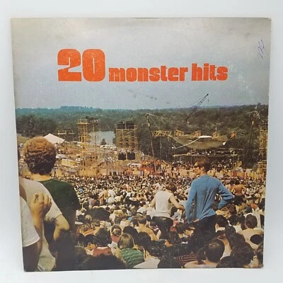 20 Monster Hits (1972) - Vinyl LP Album Record - Santana - The Byrds - Zombies - Image 1 of 4