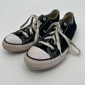 Zapatos Converse Chuck Taylor All Star Juveniles EE. UU. 3 Negros Con cordones Parte Superior Baja 3J235 - Imagen 1 de 7