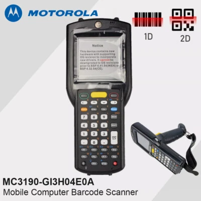 Motorola MC3190-GI3H04E0A Windows CE 6.0 Barcode Scanner Mobile Computer 1D & 2D - Image 1 of 4