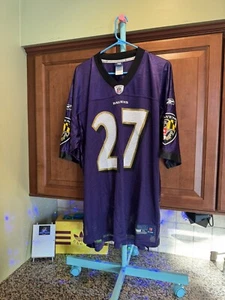 Baltimore Ravens Jersey X-Large Ray Rice #27 Reebok On Field Football NFL Shirt - Picture 1 of 8
