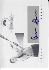 2013 Leaf Power Showcase Longball Auto Printing Plates Cyan #BG1 Brandon Gomez/1