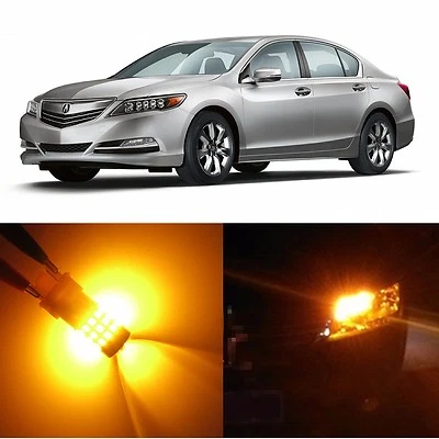 Luz de señal trasera Allá Lighting 7440NA bombillas LED ámbar para Acura RLX RSX ~04 TL Foto 1 de 4
