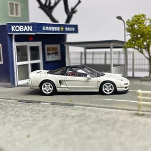 Motore HJ 1:64 JDM bianco NSX NA1 modello sportivo da corsa auto in metallo pressofuso - Foto 1 di 11